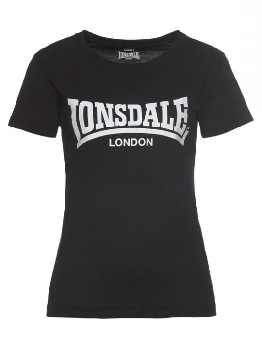 Foto van product LONSDALE Shirt 'Cartmel' zwart / wit