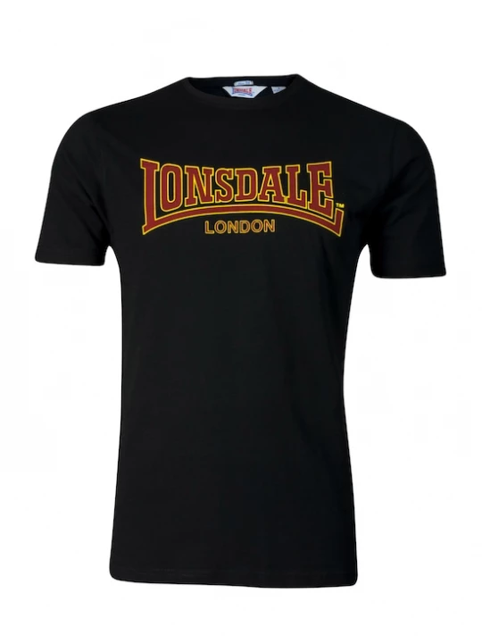 Foto van product LONSDALE Shirt 'Classic' geel / donkerrood / zwart