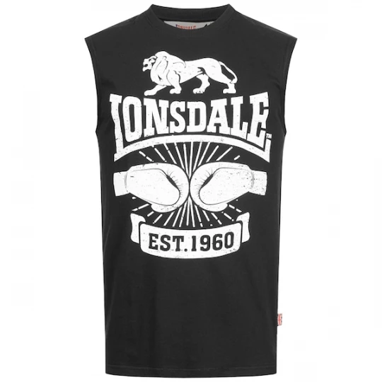 Foto van product LONSDALE Shirt 'Cleator' zwart / wit