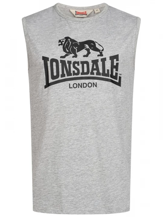 Foto van product LONSDALE Shirt 'Clopton' grijs gemêleerd / zwart