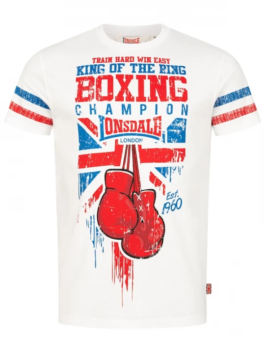 Foto van product LONSDALE Shirt 'CRUGMEER' blauw / rood / wit