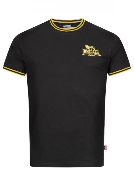 Foto van product LONSDALE Shirt 'Ducansby' geel / zwart