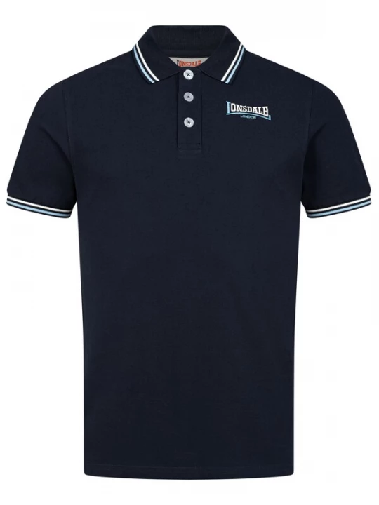 Foto van product LONSDALE Shirt 'Eastleigh' donkerblauw / wit