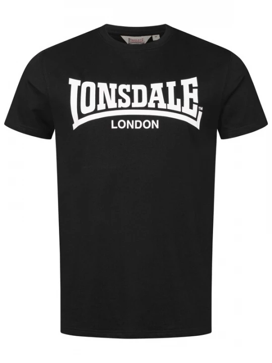 Foto van product LONSDALE Shirt 'Fulwood' zwart / wit