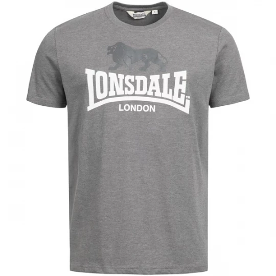 Foto van product LONSDALE Shirt 'Gargrave' donkergrijs / wit