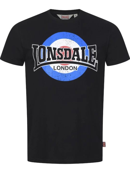 Foto van product LONSDALE Shirt 'Huyton' blauw / rood / zwart / wit