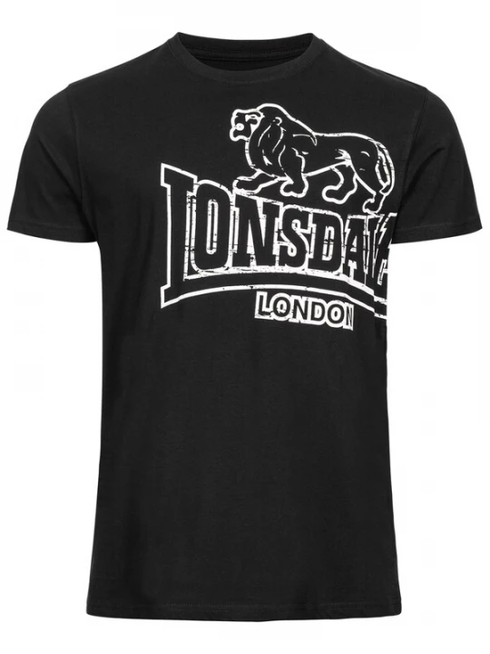 Foto van product LONSDALE Shirt 'Langsett' zwart / wit