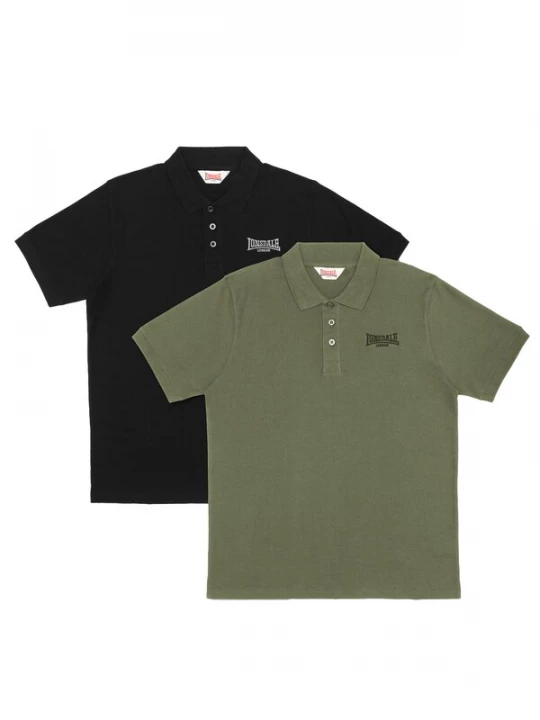 Foto van product LONSDALE Shirt 'Lingholme' olijfgroen / zwart