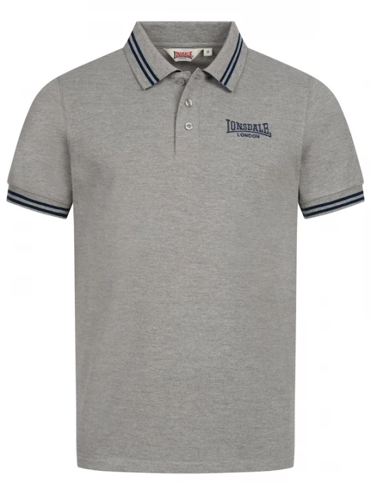 Foto van product LONSDALE Shirt 'Markham' navy / grijs gemêleerd