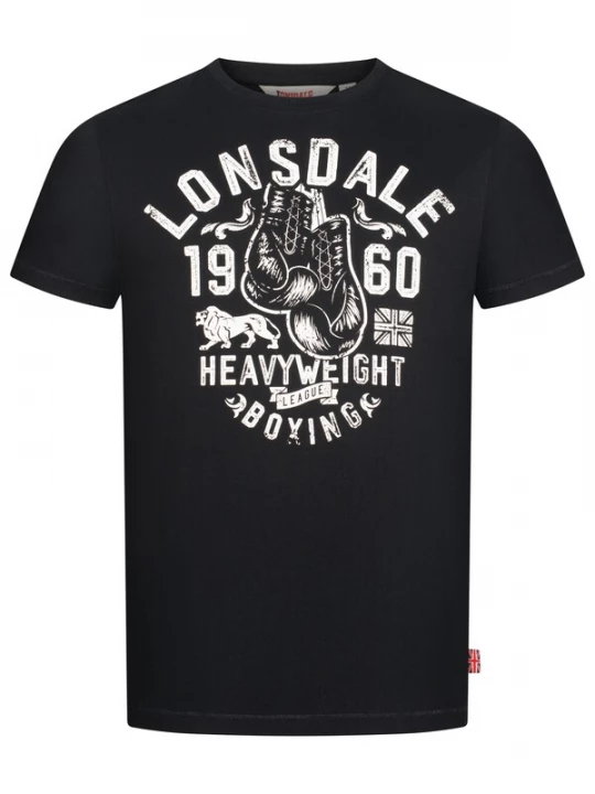 Foto van product LONSDALE Shirt 'Minver' ecru / zwart