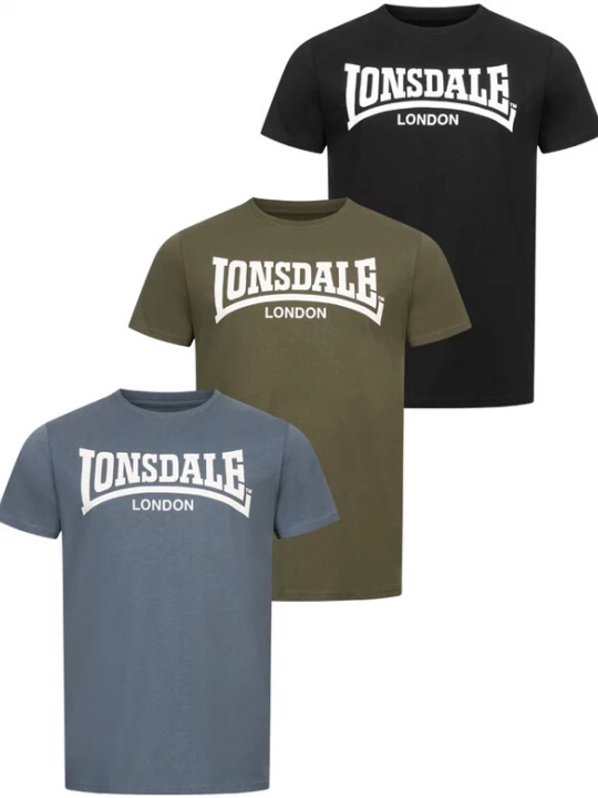 Foto van product LONSDALE Shirt opaal / olijfgroen / zwart