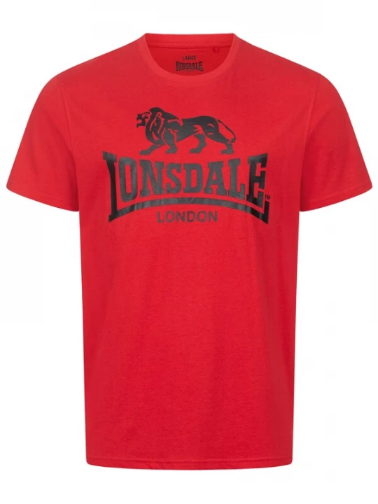 Foto van product LONSDALE Shirt rood / zwart