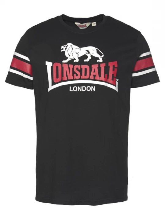 Foto van product LONSDALE Shirt rood / zwart / wit