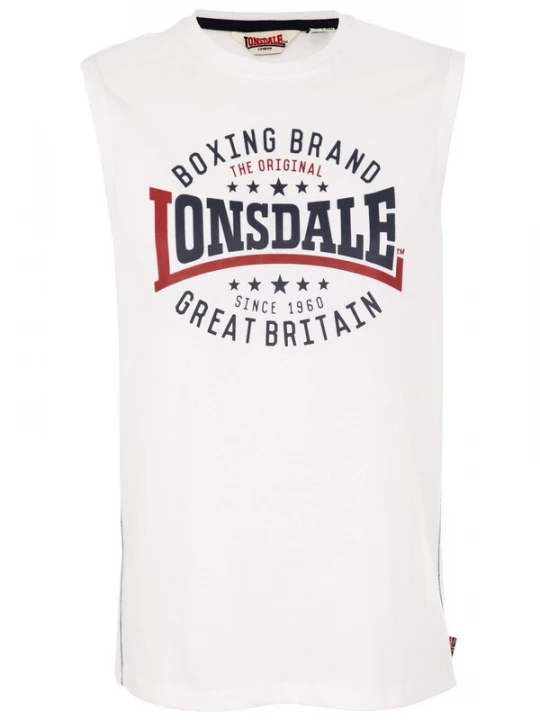 Foto van product LONSDALE Shirt rood / zwart / wit