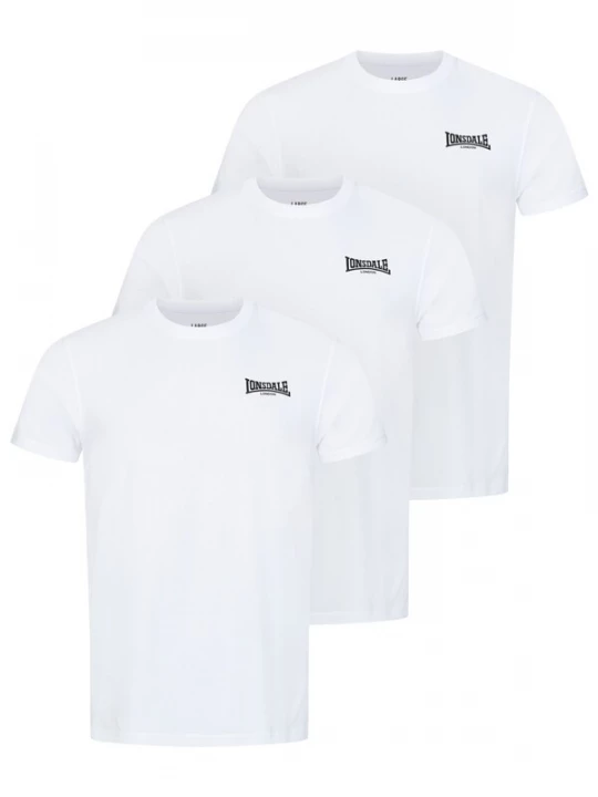 Foto van product LONSDALE Shirt 'Roscommon' zwart / wit