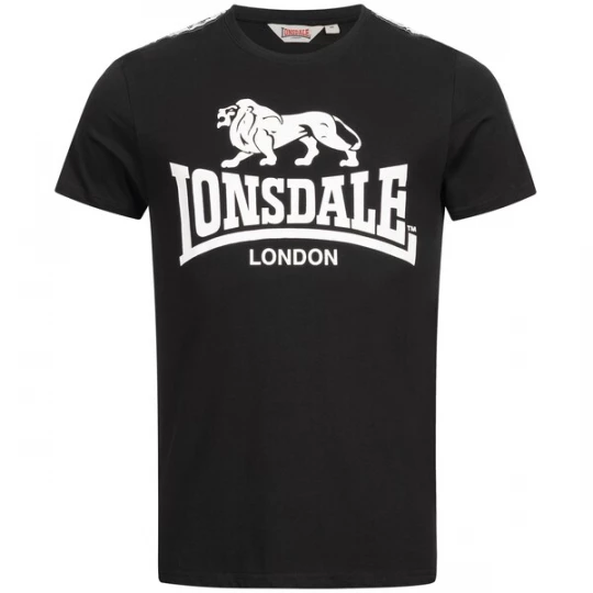 Foto van product LONSDALE Shirt 'Sheviock' zwart / wit