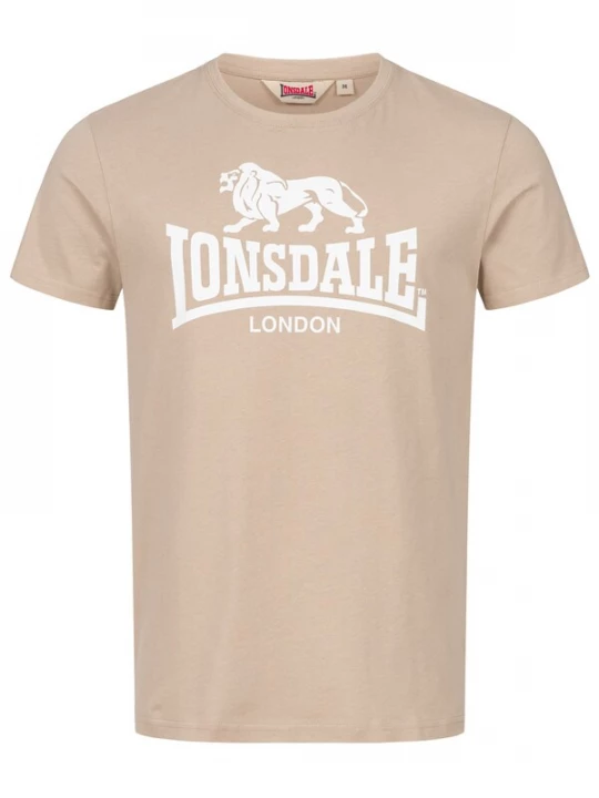 Foto van product LONSDALE Shirt 'St. Erney' sand / wit