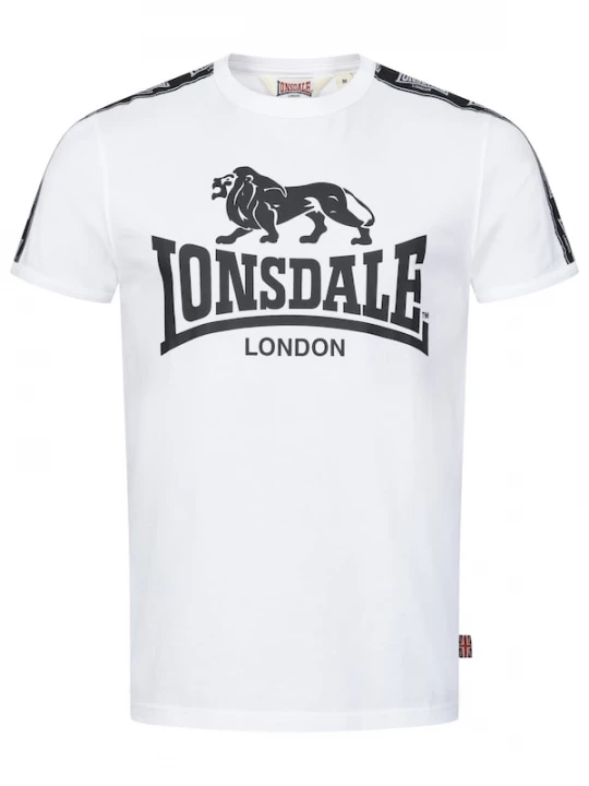 Foto van product LONSDALE Shirt 'Stour' zwart / wit