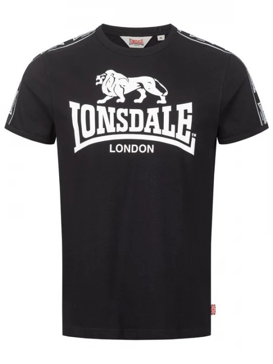 Foto van product LONSDALE Shirt 'Stour' zwart / wit