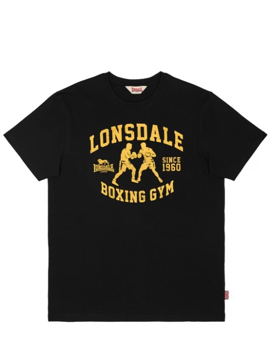 Foto van product LONSDALE Shirt 'Thewles' geel / zwart