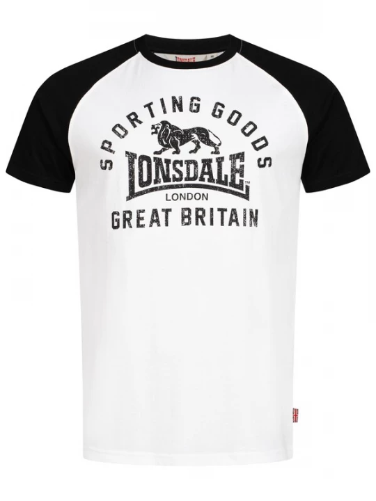 Foto van product LONSDALE Shirt 'Trenance' zwart / wit