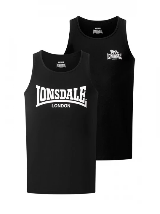 Foto van product LONSDALE Shirt 'Tughall' zwart / wit