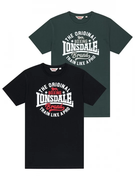 Foto van product LONSDALE Shirt 'Wellbrow' spar / rood / zwart / wit