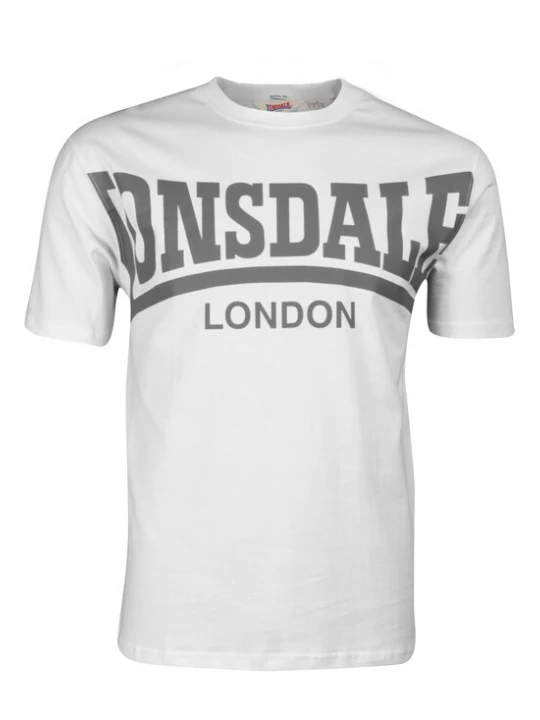 Foto van product LONSDALE Shirt 'York' donkergrijs / offwhite