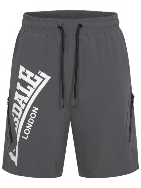 Foto van product LONSDALE Sportbroek 'Alresford' donkergrijs / wit