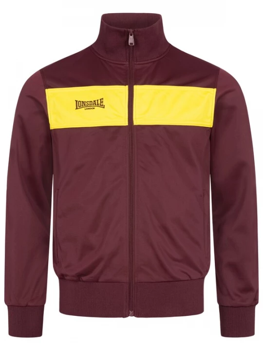 Foto van product LONSDALE Trainingsjack 'Alnwick' geel / bourgogne