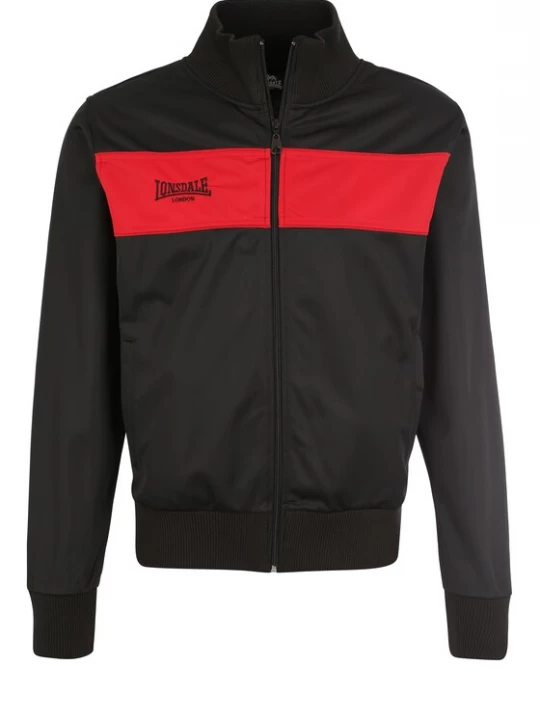 Foto van product LONSDALE Trainingsjack 'Alnwick' oranjerood / zwart