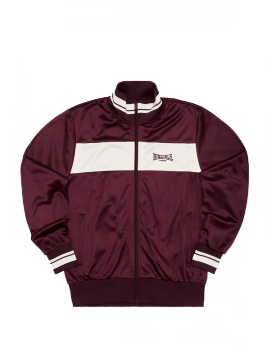 Foto van product LONSDALE Trainingsjack 'Meols' wijnrood / wit