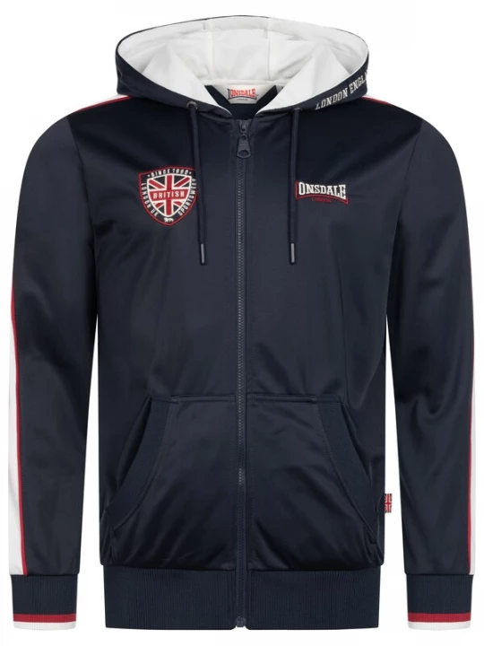 Foto van product LONSDALE Trainingsjack navy / bloedrood / wit