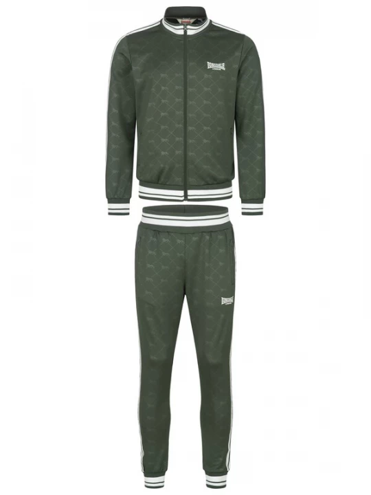 Foto van product LONSDALE Trainingspak 'Ashwell' olijfgroen / donkergroen / wit