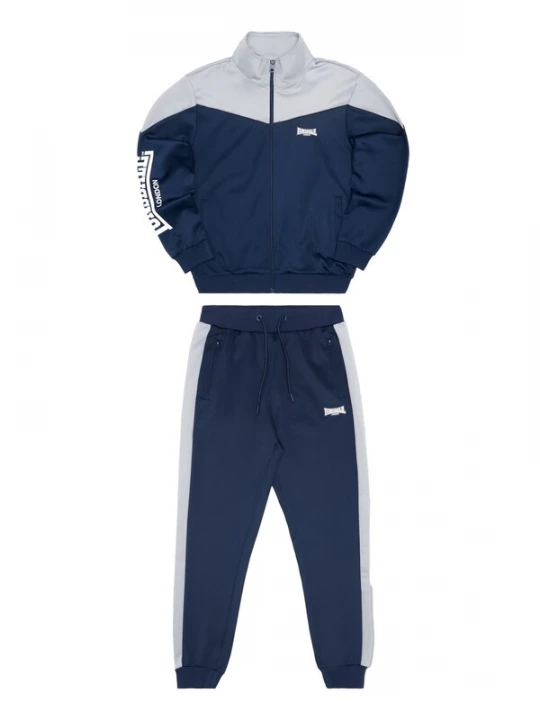 Foto van product LONSDALE Trainingspak 'Caunton' navy / lichtblauw / wit