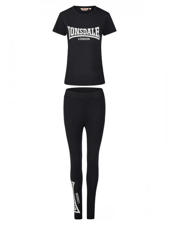 Foto van product LONSDALE Trainingspak 'Jupiner' zwart / wit