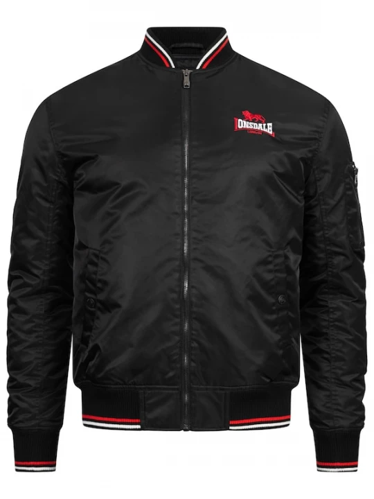 Foto van product LONSDALE Tussenjas 'Carey' rood / zwart / wit