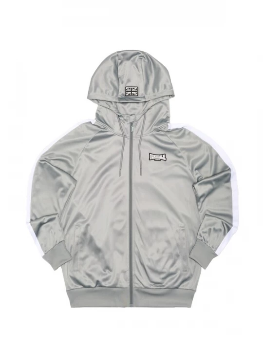 Foto van product LONSDALE Tussenjas 'Crayford' lichtgrijs / wit