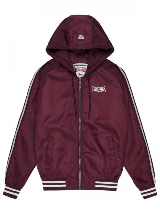 Foto van product LONSDALE Tussenjas 'MERIDEN' rood / wit