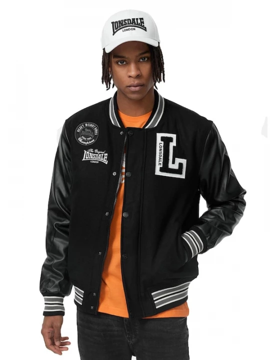 Foto van product LONSDALE Tussenjas 'Oxford All Season' zwart