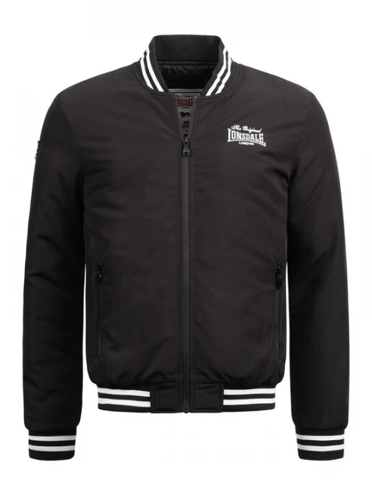 Foto van product LONSDALE Tussenjas 'Trusthorpe' zwart / wit