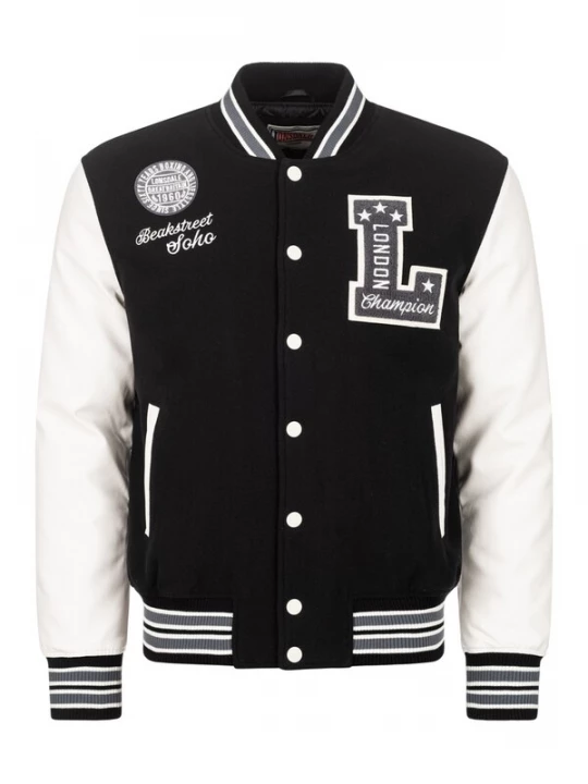 Foto van product LONSDALE Tussenjas 'Waterstein' grijs / zwart / wit
