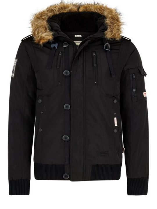 Foto van product LONSDALE Winterjas 'Jarreth' bruin / zwart / offwhite