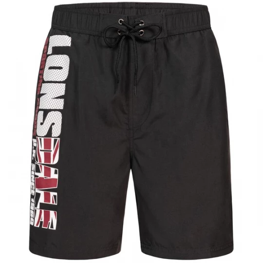 Foto van product LONSDALE Zwemshorts 'Carnkie' rood / zwart / wit