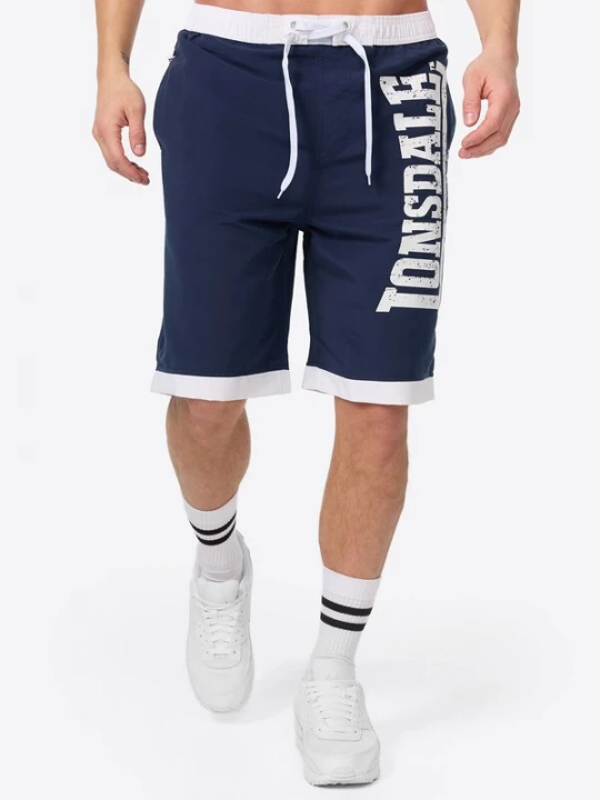 Foto van product LONSDALE Zwemshorts 'Clennell' navy / wit