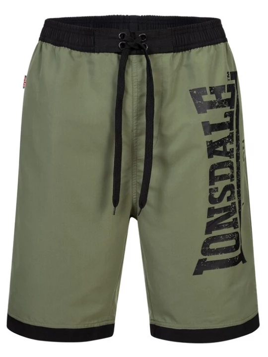 Foto van product LONSDALE Zwemshorts 'Clennell' olijfgroen / zwart