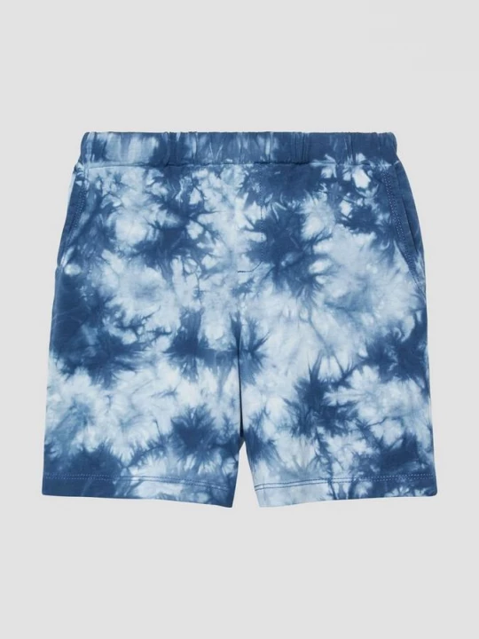 Foto van product Loose fit bermuda met gebatikte look s.Oliver blauw