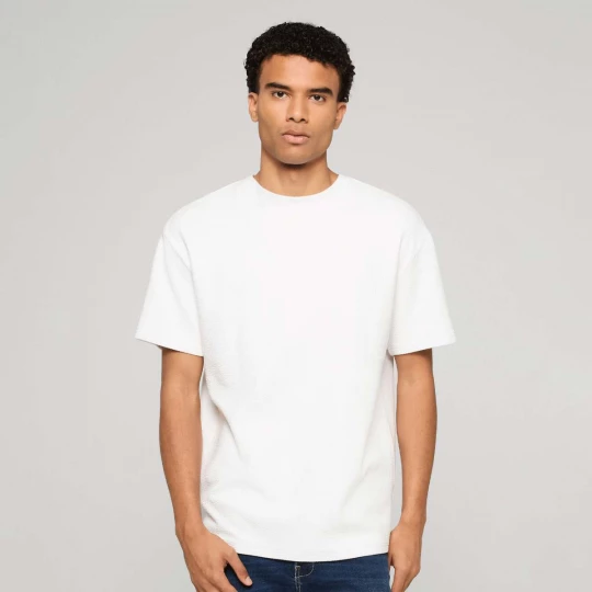 Foto van product Loose Fit Structured Tee Urban Classics wit