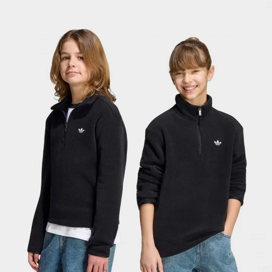 Foto van product Loose Fleece Halfzip Sweatshirt adidas Originals zwart
