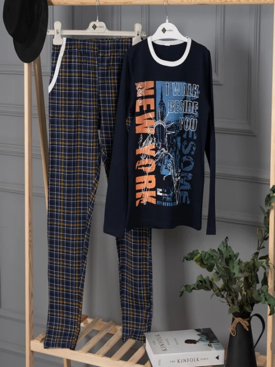 Foto van product LOREZA Nachtkledij 'Jungen Schlafanzug New York' gemengde kleuren